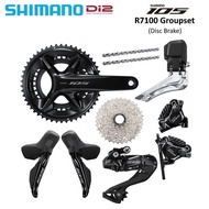SHIMANO 105 R7170 DI2 GEARSET 2X12 SPEED
