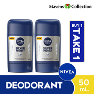 (Buy 1 Take 1) Nivea Men Deodorant Stick 50ml SILVER PROTECT Anti Perspirant 48 Hours Protection