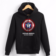 Captain America Black Hoodie Sweater Jacket