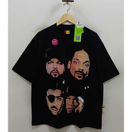 Oversized T-shirt Snopdog/ 50cent/ ice cube/Slick Rick 24s Mc.F Supply co