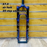 27.5 INCH MOUNTAIN BIKE AIR FORK AIR PRESSURE FORK FRONT SUSPENSION FORK 27.5''INCH MTB