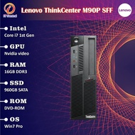 480GB SSD 16GB i7 Lenovo Thinkcentre M90 SFF desktop PC - i3 i5 256GB 128GB 500GB 8GB murah bajet re