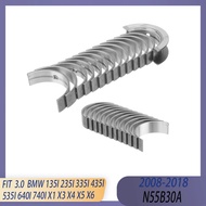 STD 0.25 0.5 Main & Con-rod Bearing Kit Fit 08-18 3.0 T L GAS N55B30 for BMW 135i 235i 335i 435i 530