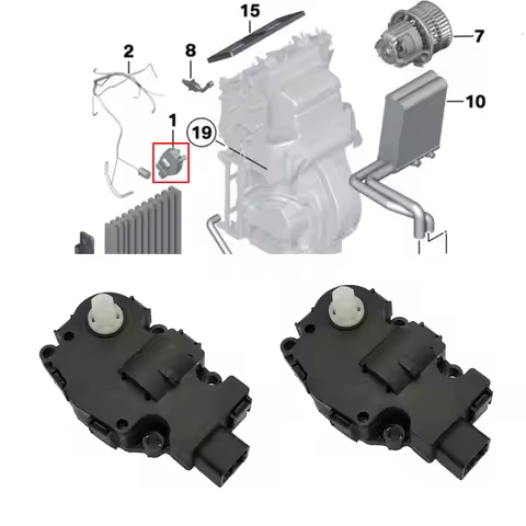 For BMW F10 F06 F07 F02 Car Hvac Evaporator Air Heater Actuator Flap Motor Air Conditioner Servo Mot