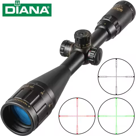 DIANA 4-16x50 Scope Hunting Tactical Optical Sight Airsoft Accessories Sniper Rifle Scope Spotting S