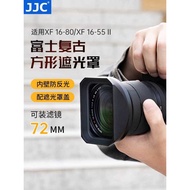 Suitable for Fuji XF 16-80/16-55mm II Hood XF 16-80 f/4 RWR/16-55 F2.8 II Lens XT5 XT30II Camera Acc