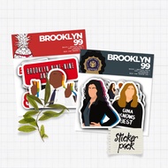 brooklyn 99 nine nine b99 laminated sticker pack • deco for gadgets, tumblers, journals, etc