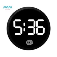 Car Interior Clock, Car Watch, Car Accessories, Car LED Electronic Watch Head, Round Alloy Touch  Di