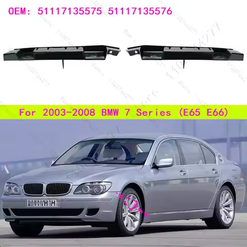For 2003-2008 BMW 750i 750Li 760i 760Li, Alpina B7 (E65 E66) Front Bumper Cover Bracket Mount Suppor