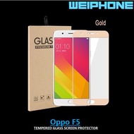 Tempered Glass Full Screen Protector For Oppo F5