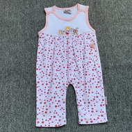 French Simple Yuan Newborn Baby Girl Baby Pure Cotton Sleeveless Jumpsuit Jumpsuit Thin Overalls 3M/