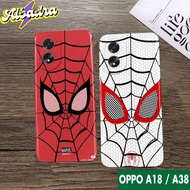 Softcase OPPO A18 - A38 MRVL 1 - Softcase Pro Camera - Casing Hp - Case SPIDERMAN - Condom Hp - Late