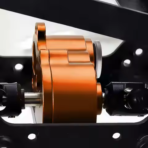 Aluminum LCG Transmission Gearbox for Axial SCX10 II III 1/10 Crawler | Low Center of Gravity | Ligh