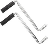 2pcs Greenhouse Film Crank Handle Weather-resistant Plastic Roller Tool for Manual Roll-up Sides Pat
