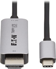 Eaton Tripp Lite series 8K USB-C to HDMI Adapter Cable, 6-Feet, 8K@60Hz or 4K@144Hz, Plug-and-Play, 