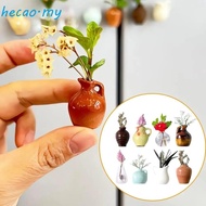 HECAO Mini Vase Fridge Magnets, Unique Decorative Vase Refrigerator Magnet, Creative Resin Handmade 