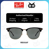 【100% Authentic】Ray-Ban CLUBMASTER | RB3016F W0365 | Unisex Full Fitting |  Sunglasses | Size 51mm