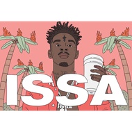 Poster 21savage 21savage Wallpaper Wall Decor Hip hop Hiphop rapper Gift
