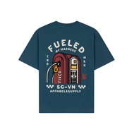 Relaxed FiT FIVEX FUELED TEE - DARK TEA