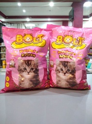 bolt cat mother &amp; kitten rasa tuna flavor 500gr makaknan kucing bolt baby