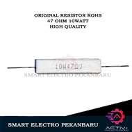 ORIGINAL ROHS RESISTOR 10 WATT 47 OHM RESISTOR CHALK 10WATT 47OHM RESISTOR 47 R 10 W 10W 47R RESISTO