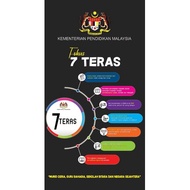 banting 7 teras KPM | KPM fokus 7 teras utama untuk sekolah rendah dan menengah