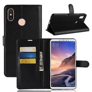 Litchi Leather Phone Case For Xiaomi Mi A1 A2 A3 Lite Mi MAX 2 3 MAX 3 MiA2 Lite Wallet With Card Slot Holder Flip Case Cover