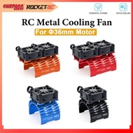 SURPASS HOBBY Φ36mm RC Motor Cooling Fan Metal Heat Sink Holder 8.4V 28000RPM For 1/8 1/10 1/12 RC C