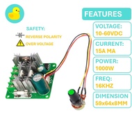 PWM DC Motor Speed Controller 1000W 6V - 90V 15A