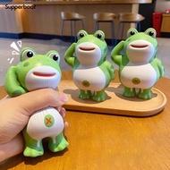 Stress Relief Frog Toy Frog Squishes Toy Adorable Frog Squishy Toy for Stress Relief Fun Animal Fidget Squeeze Toy for Kids Adults Slow Rebound Flexible Birthday Gift
