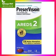 博士倫 - PreserVision 博士倫/博視康第二代配方葉黃素+玉米黃素+維他命C+E 210粒膠囊 2種包裝隨機發貨 平行進口 (效期:03/2027*)