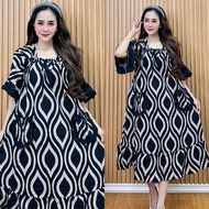 Dress//Daster Jumbo Yohana Rayon Adem Busui  Bumil  Wanita