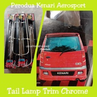 perodua Kenari Aerosport Tail Lamp Cover chrome