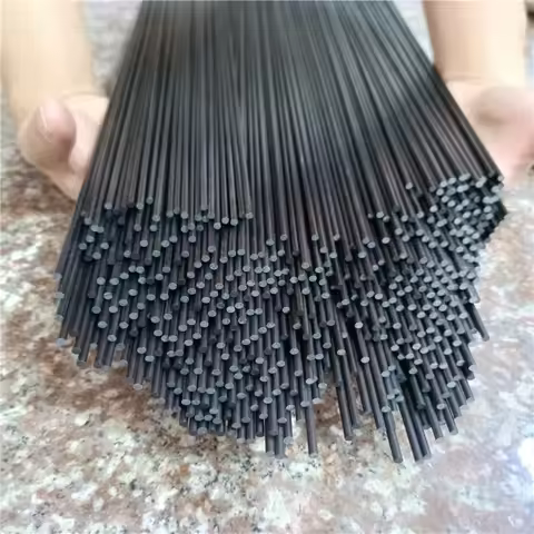 20PC 0.8mm 1mm 1.3mm 1.5mm 2mm 3mm 4 5mm 6mm (500mm) Carbon Fiber Rod for RC Plane DIY Tool High Str