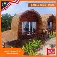 Gazebo Murah Gazebo Rumah Sasak (5100mm (17') X 6000mm (20'))