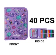 SMIGGLE ZIP IT PENCIL CASE STATIONERY SET ALAT TULIS UNTUK KANAK-KANAK