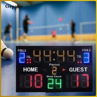 Gepnoo Indoor Basketball Scoreboard Score Electronic Digital Scoreboard for Judo