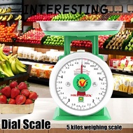 INTERESTING Scaleweighing Scale, 5 Kilos Big Weighing Scale,  Dial Scale Food Meat