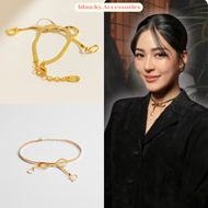 (D333 D334) Bracelet Necklace D Beautiful And Luxurious Can Be Matched With Any Look. Clear Pump You