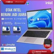 ADVAN Notebook Laptop Soulmate Celeron N4020 4GB/128GB 14" HD