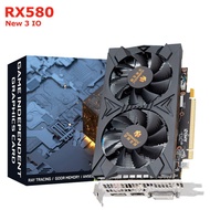 Brand New DP RX580 8G 2048SP GDDR5 Computer Desktop Game Independent Eating Chicken Backwater Cold G