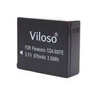 Proocam Battery (CGA-S007E)  Panasonic Lumix camera DMC-TZ1, DMC-TZ2, DMC-TZ3, DMC-TZ4, DMC-TZ5, DMC