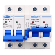 TOMZN 2P+2P MTS TOMZN AC Dual Power Manual Transfer Switch Circuit Breaker MCB 50HZ/60HZ