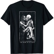 Kaos Alternative Clothes Aesthetic Goth - Till death do us apart T-Shirt
