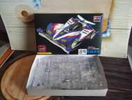 Rep Tamiya mini 4 WD merek daxing victory magnum super 2 chassis clear bening