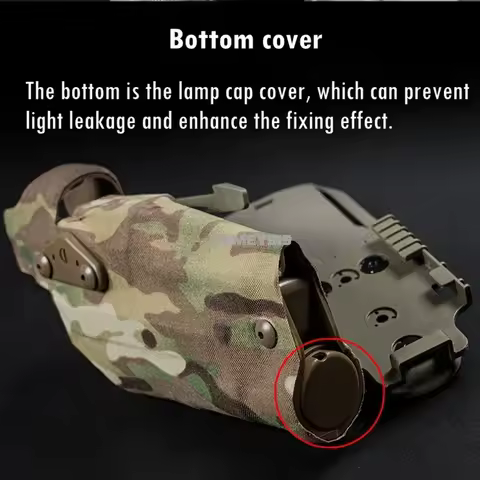 Tactical Holster for Glock 17 Gen4 G19 with X300 X300U Flashlight Quick Locking System Shooting Hunt