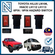 1PC TOYOTA HILUX LN106, HIACE LH112 LH113 Hazard Emergency Switch Double Signal Switch