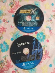 PS4 超級機器人大戰X 中英文版 裸碟  $80  /FIFA 22 裸碟 $20 (已售)/PS4 PES 2016 Winning eleve 2016 英文版 $50