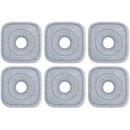 6 Piece Rotating Mop Pad Compatible with Rotating Mop and Bucket System Really Tidy Cleaning Mop and