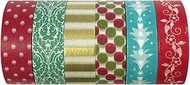 Allydrew Falala Washi Tapes Decorative Masking Tapes (AD80), Set of 6